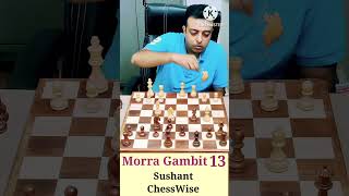 Morra Gambit  13 shorts chessshorts morragambit [upl. by Clintock]