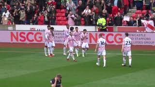 Stoke City  Million Manhoef Goal Celebrations vs Bristol City [upl. by Attenehs691]