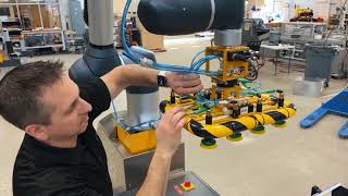 Setting Up a Collaborative Robot Palletizer  Cobots  PalletizHD [upl. by Adnaerb]