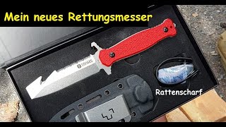 Dönges Rettungsmesser Fire Fixed  D2 Stahl G10 Griffschalen [upl. by Fagaly517]