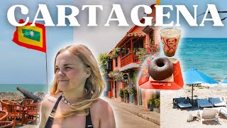 Exploring the colourful Cartagena 🇨🇴 Colombia travel vlog [upl. by Konikow]