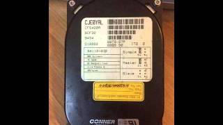 Conner Peripherals CFS420A hard disk sounds [upl. by Misha269]