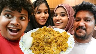 Ambur Biryani Making For Sister Anniversary 🥳🎊  Sunday Samayal  Irfans View [upl. by Putnem]