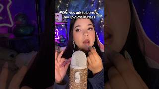 ASMR  lip gloss tingles asmr asmrsounds asmrshorts [upl. by Estes657]