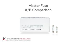 Transform Your Audio System Synergistic Research Master Fuse vs Purple fuse AB Audio Comparison [upl. by Ikcim884]