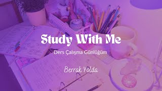 Ders Çalışma Günlüğüm  Berrak  Study vlog 3 [upl. by Nennarb]