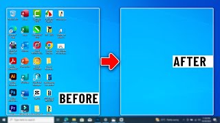 How to hide Desktop icons on Windows 10 [upl. by Arlina]