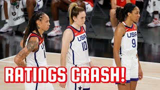 Ratings CRASH And BURN For Womens Team USA Olympic Basketball Team [upl. by Eiuol92]