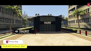 SIXT Auto Rental Mlo  FiveM Car Rental fivem rental [upl. by Ava526]