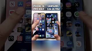 iPhone 16 Pro Max vs Samsung S24 Ultra Ultimate Speed Test ⚡ Who’s Faster shortsviralvideo [upl. by Ruthanne7]