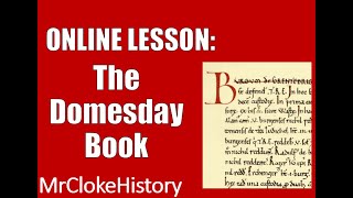 GCSE History  Saxons and Normans The Domesday Book 1086 [upl. by Orgalim]