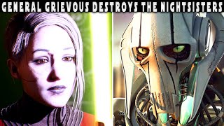 Merrins Story Of General Grievous Killing The Nightsisters Vs How it Happened In The Clone Wars [upl. by Gitt]