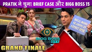 Bigg Boss OTT Grand Finale Pratik Sehajpal Walks Off With The Suitcase Will Now Enter Bigg Boss 15 [upl. by Derron]