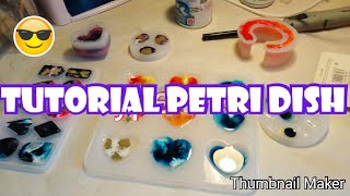 TUTORIAL RESINA 6 Creiamo insieme gioielli con effetto Petri Dish 🌊💧❤️ parte 1 [upl. by Eladnar]