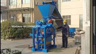 Concrete block machine 6quot9quothollow block moulding machine hot selling Nigeria cement block maker [upl. by Yziar43]