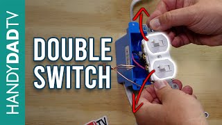 DIY PANO MAG WIRING 2LIGHTS 2GANG SWITCH Basic Electrical3 [upl. by Anar]