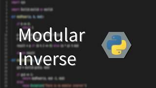 Modular Inverse  Fermats Little Theorem Python Math [upl. by Hadias]