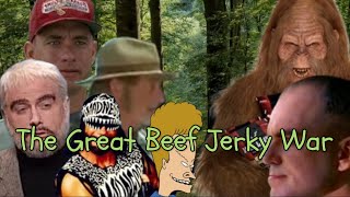 quotMacho Man and the squad Hunts Big Footquot Beef Jerky Wars Episode 3 slimjim VS jacklinks [upl. by Etiragram]