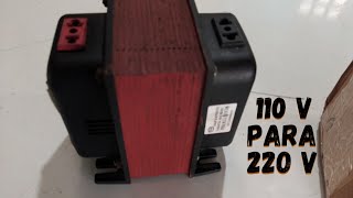 Transformador 110V para 220V para máquinas de costura e máquinas de corte [upl. by Attevaj]