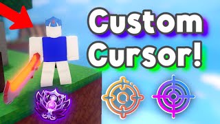 How To Get A CUSTOM CURSOR Roblox BedWars [upl. by Oetsira]