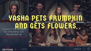 Yasha Pets Frumpkin and Collects Flowers [upl. by Eillod]