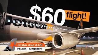 JETSTAR ASIA Its so CHEAP😱  A320 Economy Class Review  Phuket to Singapore [upl. by Nomis]