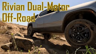 Rivian Dual Motor OffRoad at Prairie City OHV Park [upl. by Akiaki162]