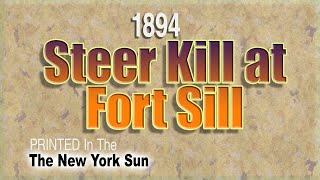 Steer Kill at Fort Sill [upl. by Adon244]