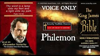 57  Philemon  SCOURBY AUDIO BIBLE KJV  quotThy Word is a lamp unto my feetquot Psalm 119105 [upl. by Tommy917]