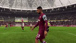 Gameplay  West Ham vs Manchester United  Premier League  20242025 [upl. by Havstad900]