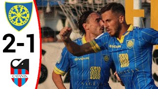 Carrarese vs Catania 21 All Goals and Extended Highlights [upl. by Dekow]