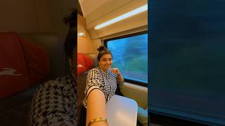 Milan😍ITALY కి మా Business Class Train Journey✨50k Ticket Price for 3 shorts viral travel [upl. by Cinelli]