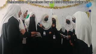 quotTeachers Dayquot Celebrated at HSS Pinglena Pulwama [upl. by Aicilaana]