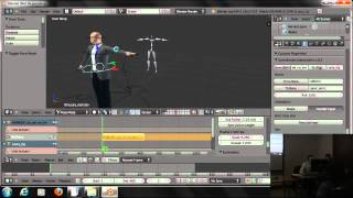 Motion Capture импорт bvh файлов в Blender part 07 [upl. by Anivlac]