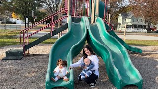 VAMOS AL PARQUE POR PRIMERA VEZ CON MIS DOS HIJOS REBORNS BELET Y ASDRÚBAL [upl. by Suryc208]