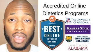 Online Dietetics Programs That are Accredited [upl. by Nagy779]