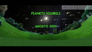 Dallalba al tramonto  pianeti visibili  AGOSTO 2024 [upl. by Dleifniw61]