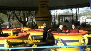 Spreepark Fahrt mit dem Tassenkarussell 2010 [upl. by Ainimreh]