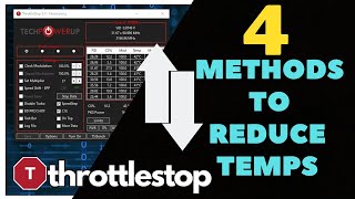 Throttlestop Explained  4 Methods to reduce temperatures gtx1650 throttlestop [upl. by Griswold]