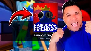 O AZUL BABÃO ANIMATRONIC VAI APARECER NO RAINBOW FRIENDS CAPITULO 3 NOVO MAPA SECRETO REVELADO [upl. by Ruthi]