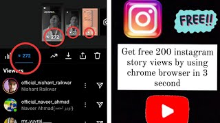 how to get free Instagram story views in very easy amp simple way [upl. by Rann]