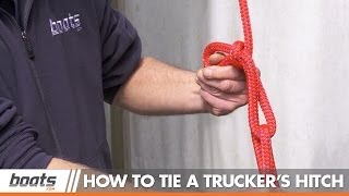 How to Tie a Truckers Hitch Instructional Video [upl. by Sivlek200]