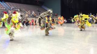 2015 Seminole Tribal Fair PowWow  Mens Fancy Dance [upl. by Anibla]