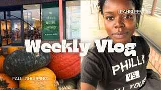 FALL WEATHER  SHOPPING  THRIFT SHOP  HMART  LOWES  WEEKLY VLOG [upl. by Larson940]