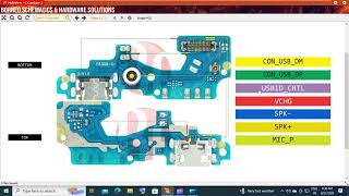 itel vision 1 L6005 charging problem solution by Borneo schematic diagram smartphone [upl. by Alakcim177]