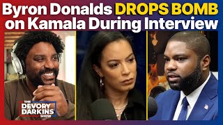 Byron Donalds DROPS BOMB on Kamala During HEATED Interview [upl. by Damahom]