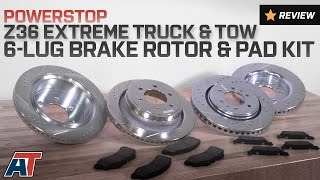 20102017 F150 Power Stop Z36 Extreme Truck amp Tow 6 Lug Brake Rotor amp Pad Kit Review [upl. by Donough228]