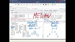 Statistics Notions  Median in R [upl. by Apur]