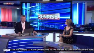 Charlotte Hawkins on Sky News Sunrise 11th August 2010  Part 1 of 3 [upl. by Aknayirp]