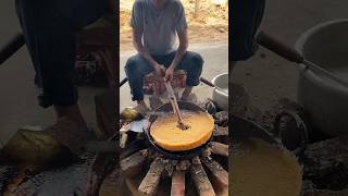 ⚡⚡ Ghevar Sweet Making Process⚡⚡ shorts telugufoodie esangathulu streetfood foodie omelette [upl. by Ahtabat736]